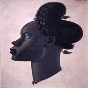 Retrato de muller negra. Maruja Mallo 