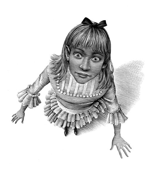 Alicia dende a pespectiva do lagarto Bill, supoño