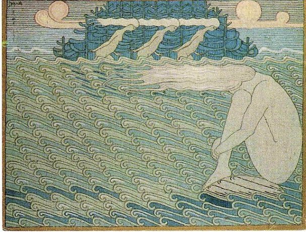 Maidens at the Ends of Capes, Aino-motif from the Kalevala 1919-20